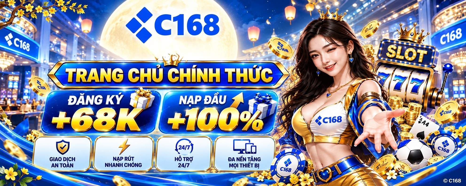 banner trang chủ chính thức c168