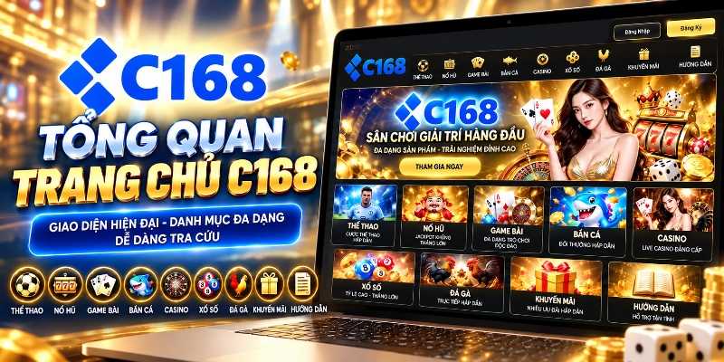 C168 sắp xếp và bố trí các danh mục và hướng dẫn theo từng nhu cầu tìm kiếm